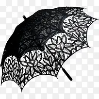 黑丝镂空雨伞
