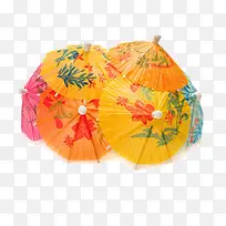 色彩装饰小油伞