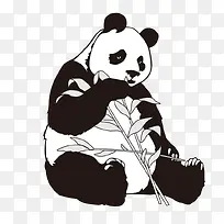 卡通大熊猫