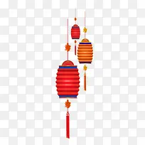 春节喜庆庆祝欢乐元素灯笼