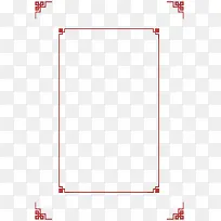 中国红节日喜庆边框