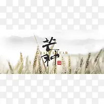 水墨风芒种首图