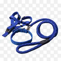 蓝色狗绳，尼龙狗绳子