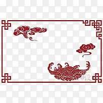 边框素材中国风字体