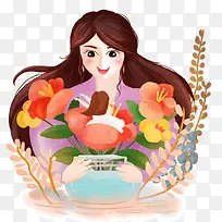 三八妇女节平面促销节日女妇女节  红色