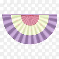 紫色窗幔