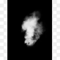 漂浮飘散的白色云朵烟雾热气雾气 免扣素材