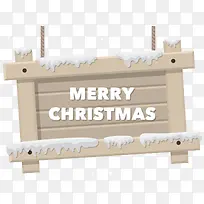 2018圣诞节木板指示牌