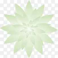 矢量渐变色小花小清新