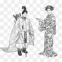日本古代传统服饰