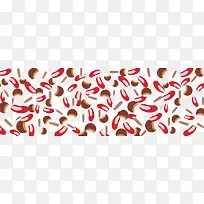 红豆薏米芡实手绘