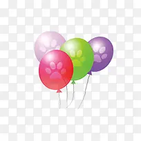 五彩气球氢气球