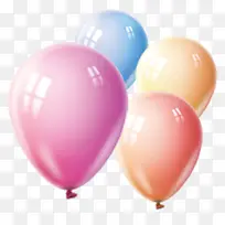 手绘彩色装饰氢气球