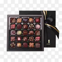 情人节礼物盒子里的巧克力