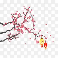 卡通手绘樱花节赏花