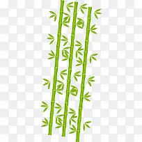 绿色中国风清新竹子