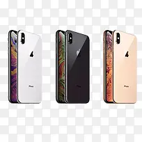 不同颜色的iphonexs正反面元素