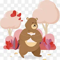 情人节送情书的大熊