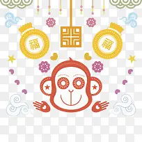 春节猴子
