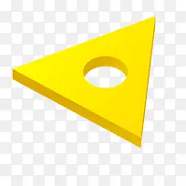 黄色三角板