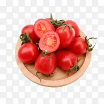 木盘里的水果小番茄4