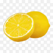 黄色柠檬素材柠檬片