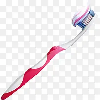 粉红色牙刷