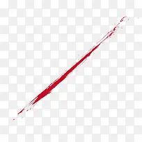 矢量水墨分割线紫红色枯笔