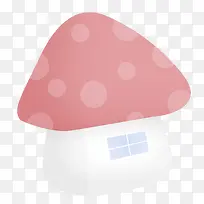 粉色蘑菇屋