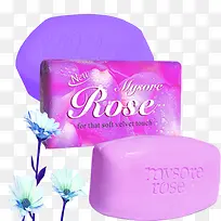紫色玫瑰香皂洗浴专用