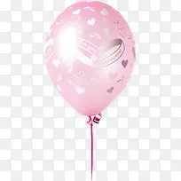 粉色氢气球