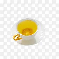冲泡好的桂花茶素材