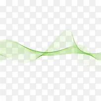 绿色清新旋转曲线