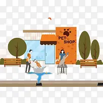 文艺小清新宠物商店