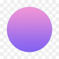 紫色渐变圆圈元素