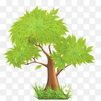 茂密的绿树——植树节免扣素材