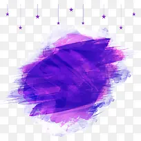 紫色水彩涂鸦底纹
