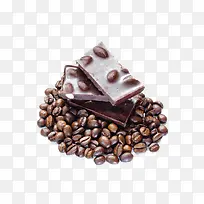 咖啡豆与巧克力的结合