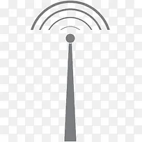 灰色扁平无线网络