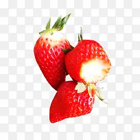 草莓采摘现吃图片素材