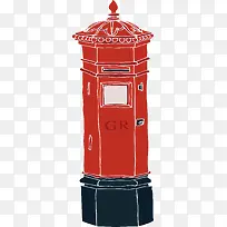 红色英国邮筒
