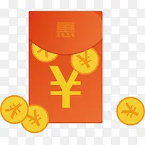 卡通红包设计图标