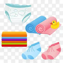 彩色婴儿用品