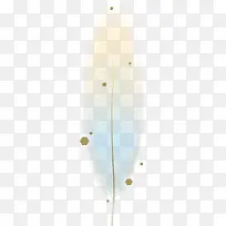 手绘梦幻柔软羽毛