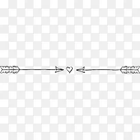 矢量图爱心箭头花纹