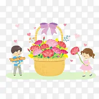 母亲节送花小天使