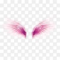 粉色梦幻翅膀装饰图案