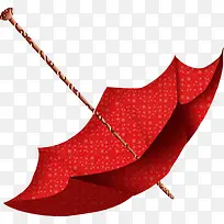 红色雨伞雨伞免扣高清png素材图片