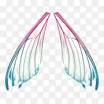 透明粉色翅膀