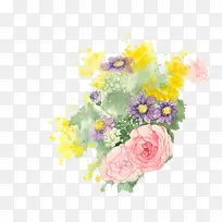 手绘花束